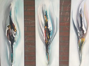 Gena Genadyj - Abstract Drie Luik kopen? Bied vanaf 240!