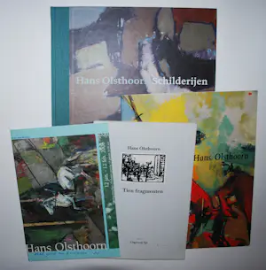 Hans Olsthoorn - 2 boeken, 1 gedichtenbundel (gesigneerd, 292/500) & 1 affiche (gesigneerd) kopen? Bied vanaf 75!