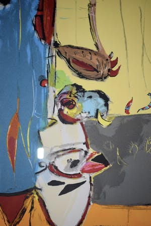 Cor de Jong - Zeefdruk op papier - Zonder titel - Ingelijst kopen? Bied vanaf 1!