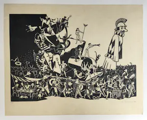 Gerd Arntz - Carnaval - Een verjongingsmolen - 1954/86 kopen? Bied vanaf 250!