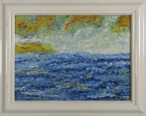 Pieter Haan - Acryl op paneel, Lot van twee landschappen - Ingelijst kopen? Bied vanaf 1!