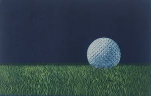 Joop Vegter - mezzotint Golfbal kopen? Bied vanaf 100!