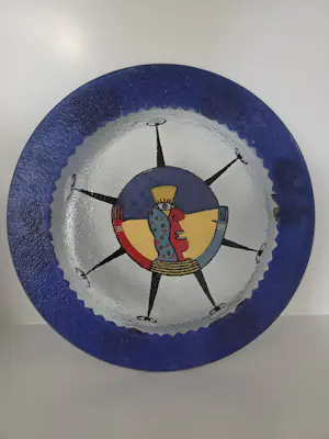 Clemens Briels - Decoratief glazen bord kopen? Bied vanaf 30!