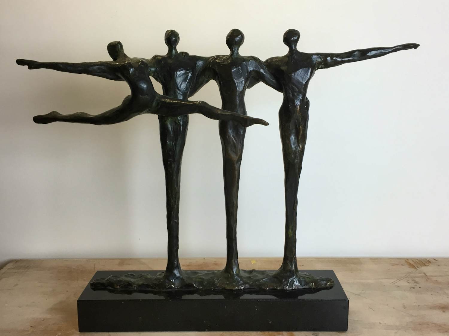 Corry Ammerlaan - Bronzen sculptuur | 'Balans' (ZEER GROOT, UNIEK WERK) kopen? Bied vanaf 300!
