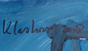 Peter Klashorst - Acrylverf op doek , “Mickey Muis” – GROOT - 119 x 110 cm - 2018 kopen? Bied vanaf 300!