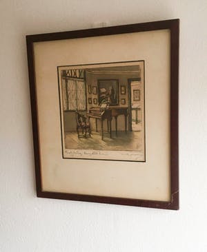 Herta Czoernig-Gobanz - Salzburg Mozarthaus (handgekleurde ets) kopen? Bied vanaf 20!
