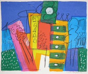 Frank Lengvenius - Zeefdruk, Zonder titel kopen? Bied vanaf 1!