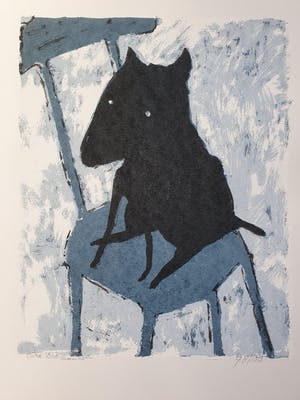 Peter Bastiaanssen - Dog (Zwart/Wit 2) kopen? Bied vanaf 50!