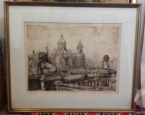 Niet of onleesbaar gesigneerd - C1675-1 - Gezicht op Amsterdam kopen? Bied vanaf 10!