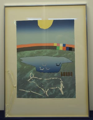 Harrie Gerritz - Night Vision, 1983, 4/20 - Zeefdruk op papier kopen? Bied vanaf 45!