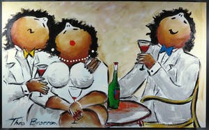Theo Broeren - Acryl op doek, Jammer dan (Zeer Groot) kopen? Bied vanaf 100!