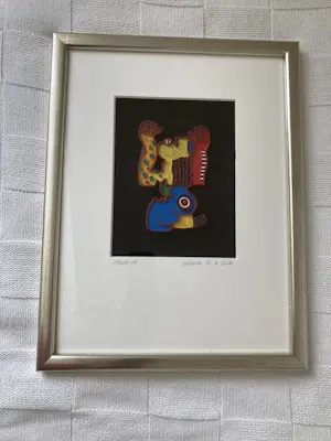 Clemens Briels - Bailarina de la Lluvia , 2008. Reliëf/schilderij kaufen? Bieten Sie von 95!