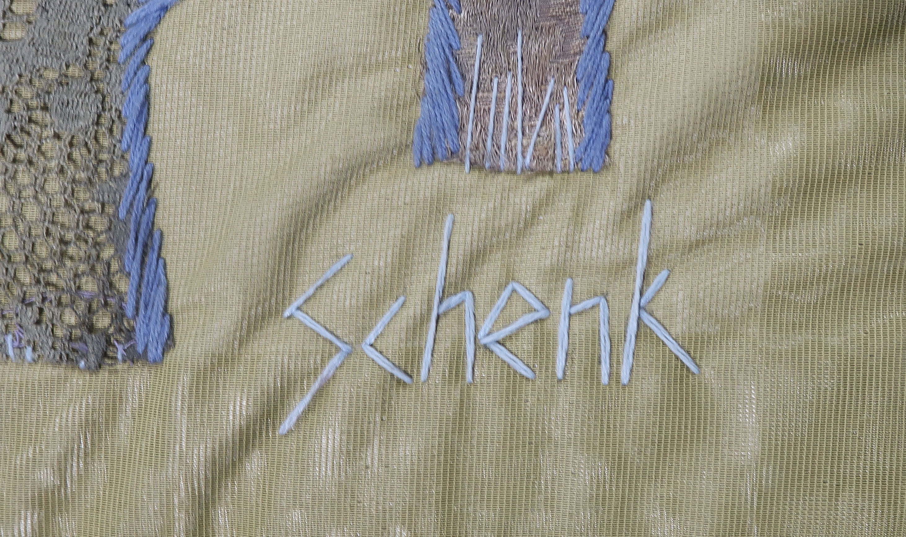 Willem Schenk - Gestikt wandkleed, Giraffe (Groot) kopen? Bied vanaf 1!