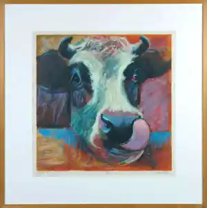 Theo Onnes - Zeefdruk, Noor - Ingelijst vendu pour 50€ !