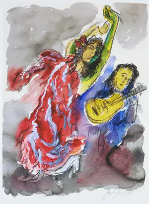 AcheterJan Sierhuis - Giclée, Danseres, inclusief gedicht? Enchérissez de 1!