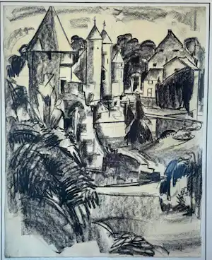 Buy Henri Jonas - Stadsgezicht met brug? Bid from 130!
