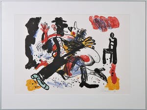 Anton Martineau - Litho, Zonder titel - Ingelijst kopen? Bied vanaf 60!