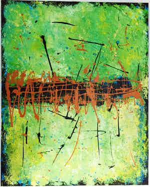 John Foppen - Symphony in green # 04 verkocht voor € 190!