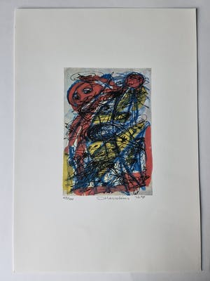 Henk Hesselius - Map met 6 zeefdrukken, Experimenteel Universum kopen? Bied vanaf 75!