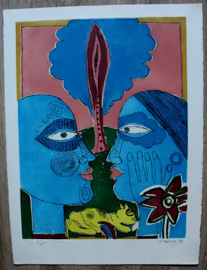 Corneille - Ets: Femme et Faune Familière - 1978 kopen? Bied vanaf 395!