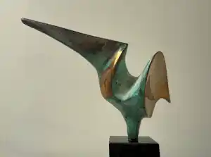 Ruurd Hallema - Bronzen sculptuur | 'Trots' verkauft für € 300!