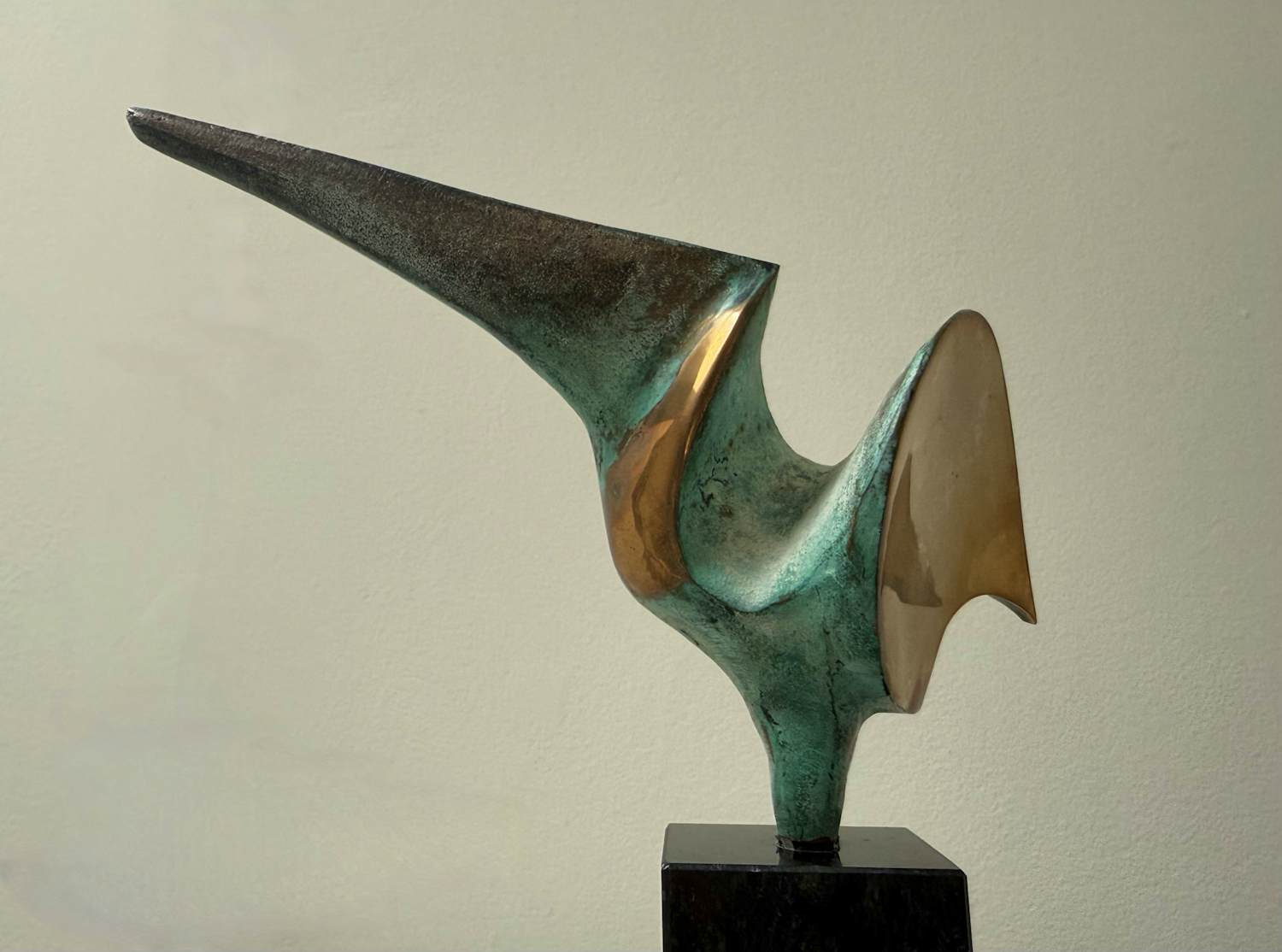 Ruurd Hallema - Bronzen sculptuur | 'Trots' kopen? Bied vanaf 300!
