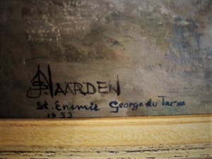 Isaac Naarden - Larense School - Landschap met besneeuwde bergtop - GROOT!!! kopen? Bied vanaf 80!