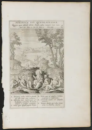 Antonius Wierix - en Karel van Mallery - Vier kopergravures uit de Natalisbijbel kopen? Bied vanaf 1!