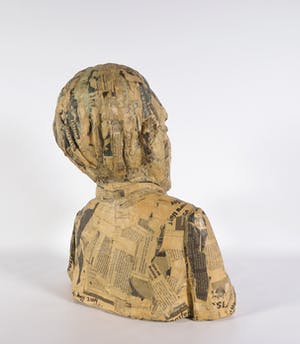 Annette Meincke-Nagy - Groot papier-maché portret van Max Beckmann. kopen? Bied vanaf 500!