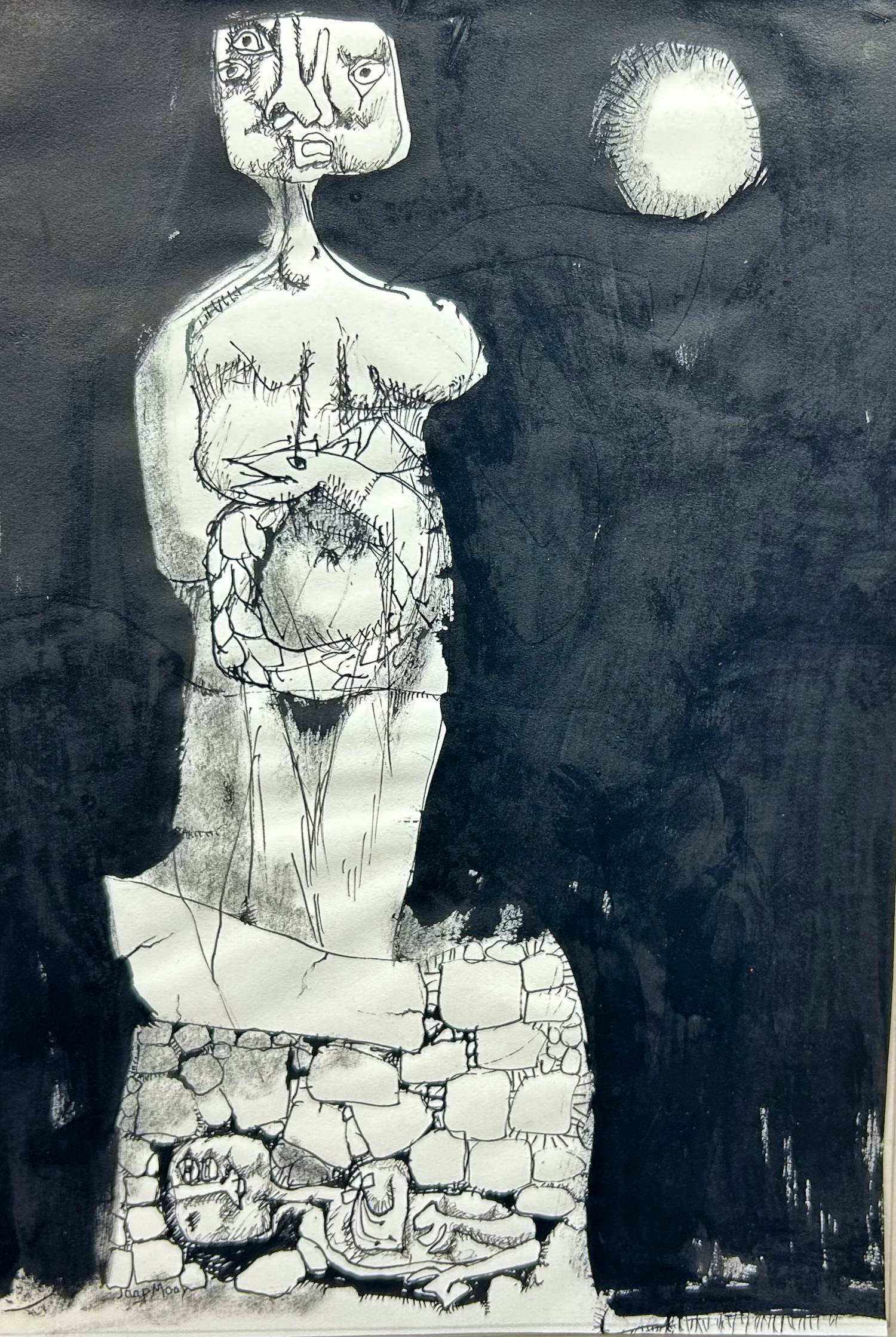 Jaap Mooy - Surrealistic Figures verkocht voor € 700!