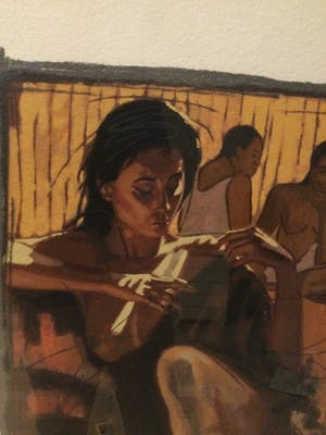 Nico Vrielink - Confrontatie met Gauguin kopen? Bied vanaf 175!