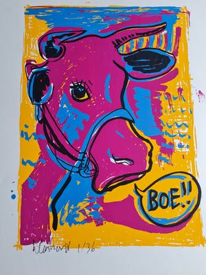 Peter Klashorst - Lot van 4 zeefdrukken - gesigneerd kopen? Bied vanaf 1!