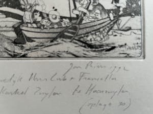 Jan Prins - Twee etsen uit 1992 kopen? Bied vanaf 40!