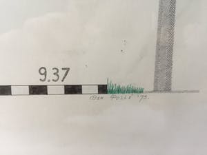 Ben Pollé - Tramhalte - Tekening (58 x 46 cm) 1975 kopen? Bied vanaf 1!