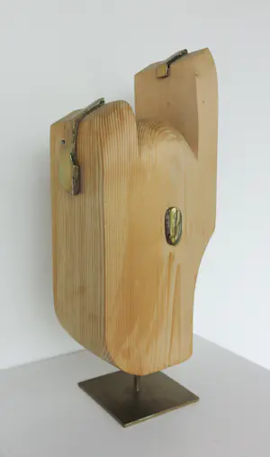 Frans Kokshoorn - Sculptuur van hout met metalen elementen kopen? Bied vanaf 150!
