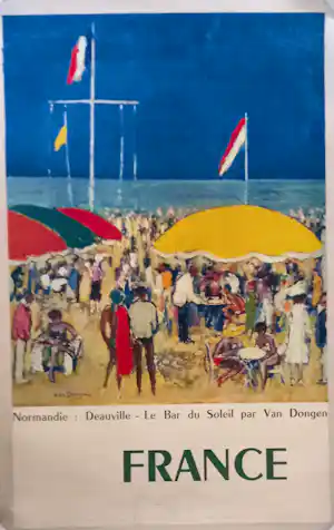 Kees van Dongen - Le bar du soleil - Deauville Normandie verkauft für € 450!
