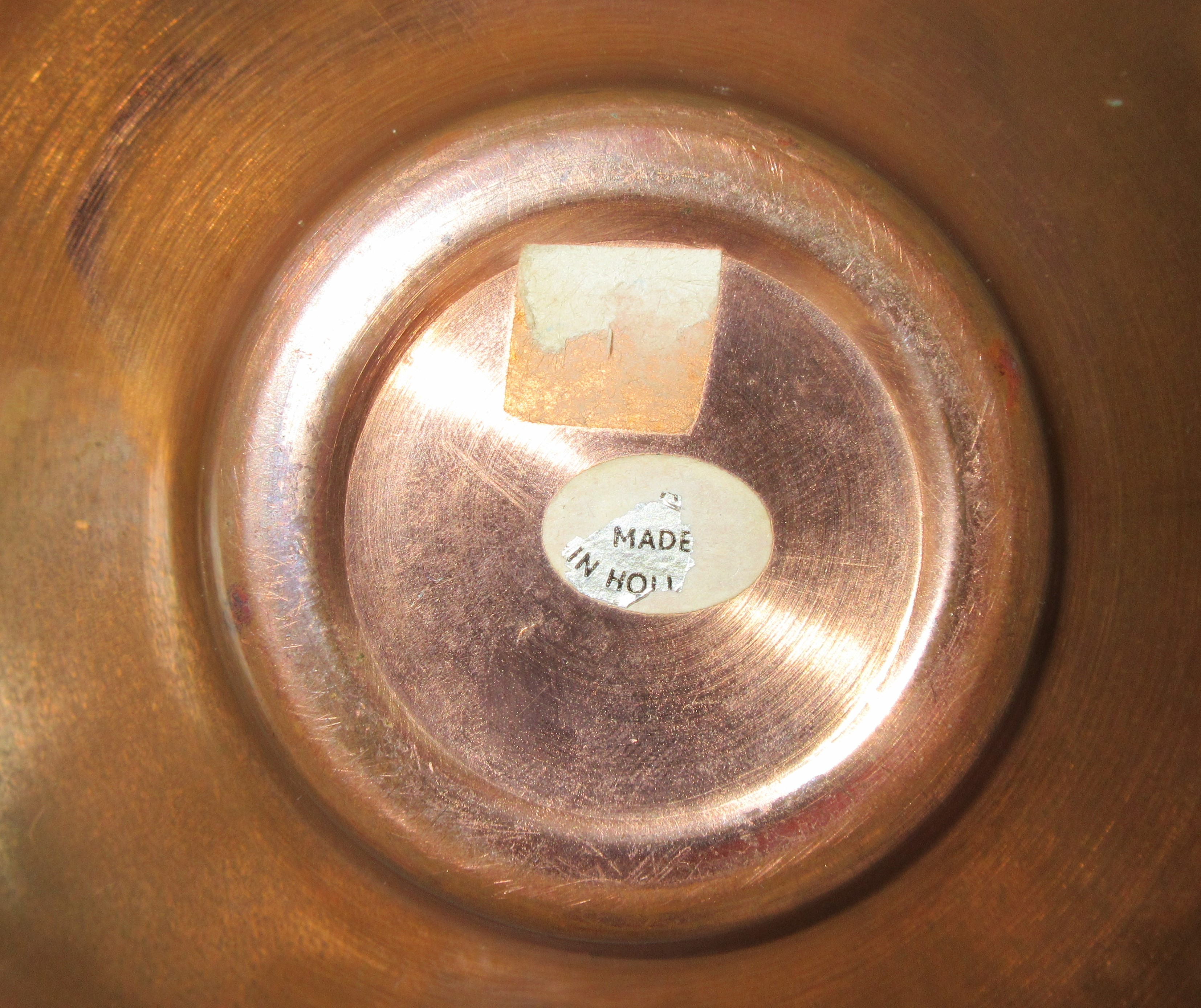 Amp Smit - Kunstemaille koperen bordje van Sagitta Maastricht kopen? Bied vanaf 15!