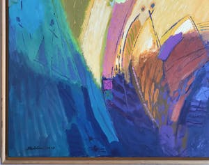 Ahmad Baldin - Indiaans Geel (groot werk) kopen? Bied vanaf 295!