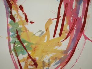 Anton Heyboer - Olieverf en acrylverf, Kip / Oervogel – 107 x 79 cm - ca. 1980 kopen? Bied vanaf 125!