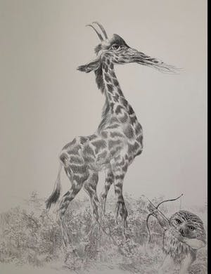 Peter Vos - De ontdekking van de giraffe kopen? Bied vanaf 35!