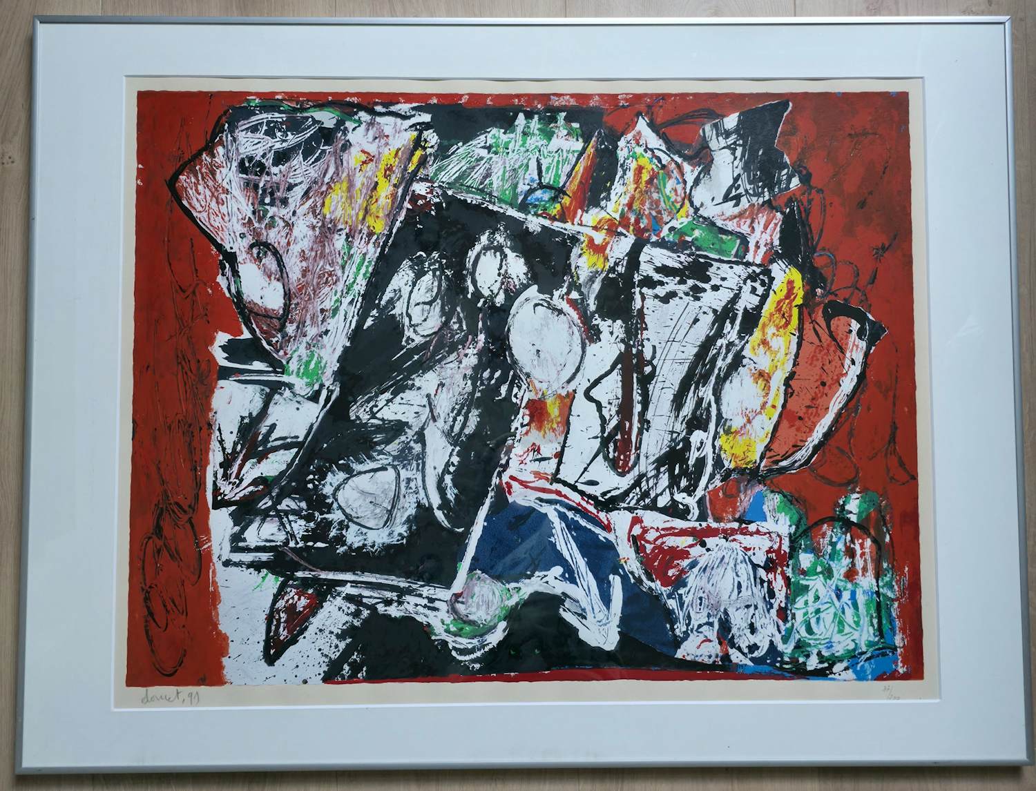 Jacques Doucet - Red - ingelijst - 200 ex. kopen? Bied vanaf 200!