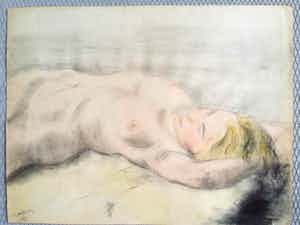 Ko Cossaar - Naakt. Portret. Vrouw. verkocht voor € 75!