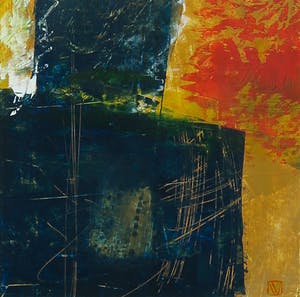 Wilma de Rosa Spierings - Acryl op papier, Drie-luik - Ingelijst kopen? Bied vanaf 60!