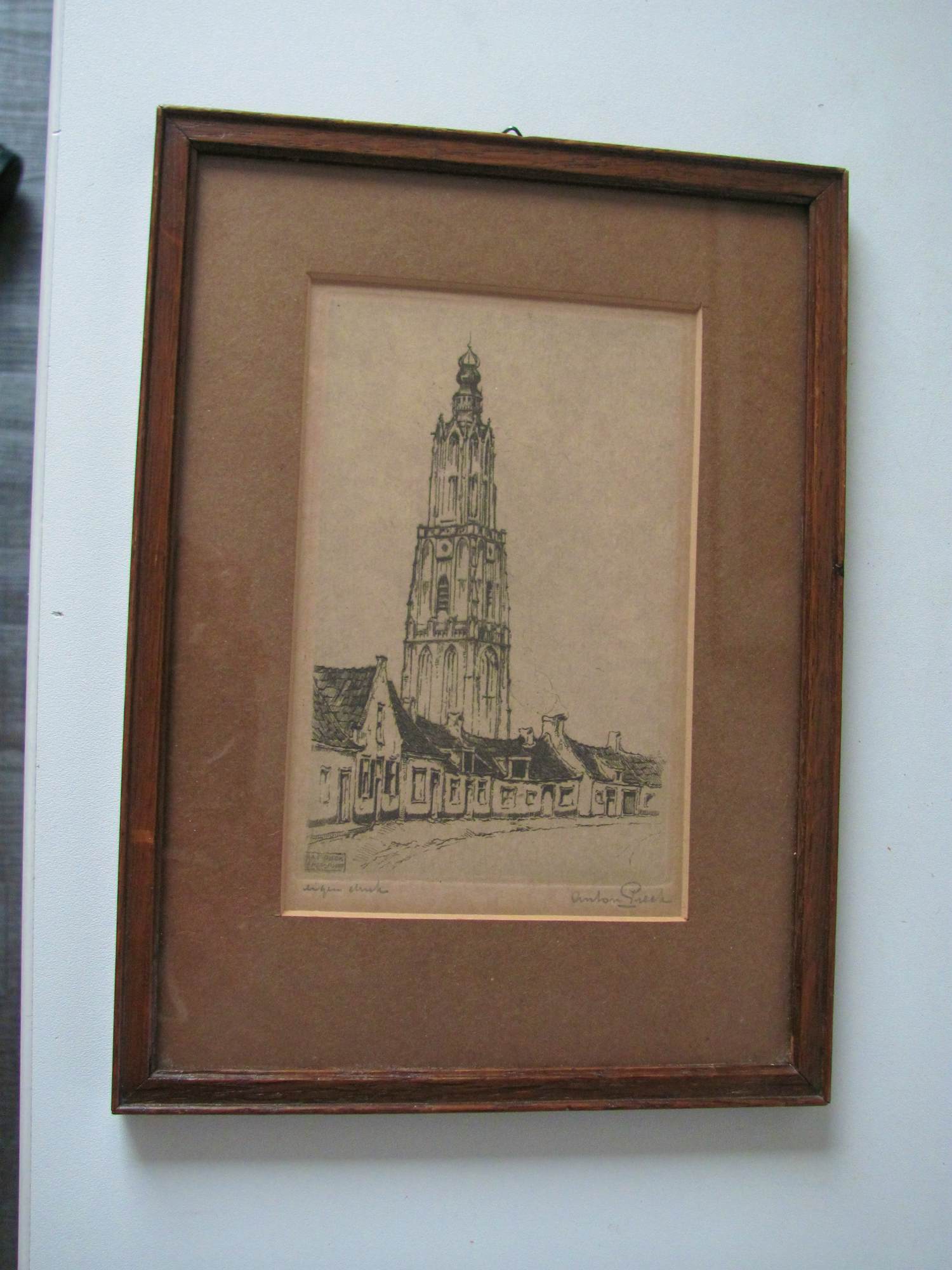 Buy Anton Pieck - Amersfoort (Onze Lieve Vrouwetoren )? Bid from 150!
