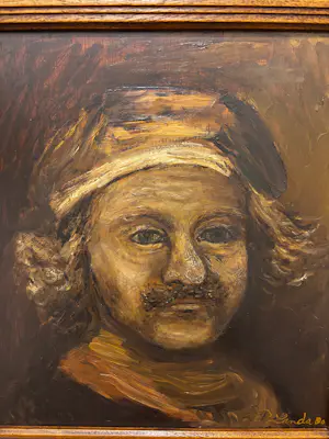 Julien Landa - Portret van Rembrandt kopen? Bied vanaf 20!