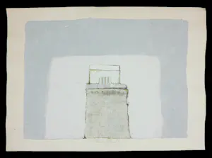 Mihajlo Petkovic - Lot van drie schilderijen in gemengde techniek op papier kopen? Bied vanaf 100!