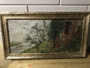 Tilla Terwindt - Landschap met een Ruine bij Grubbenvorst kopen? Bied vanaf 45!