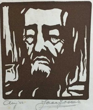 Niet of onleesbaar gesigneerd - C4202 - oude man kopen? Bied vanaf 1!