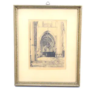 Hendrik Seegers - (Georg Keens)-Interieur Grote Kerk Haarlem kopen? Bied vanaf 20!