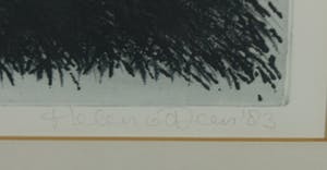 Helen van der Deen - Ets en aquatint, Non verbale intonatie VIII - Ingelijst kopen? Bied vanaf 1!